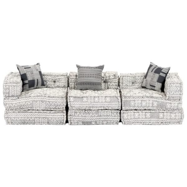 Canapé Tissu - Canapé Convertible Sofa modulaire  – Image 2